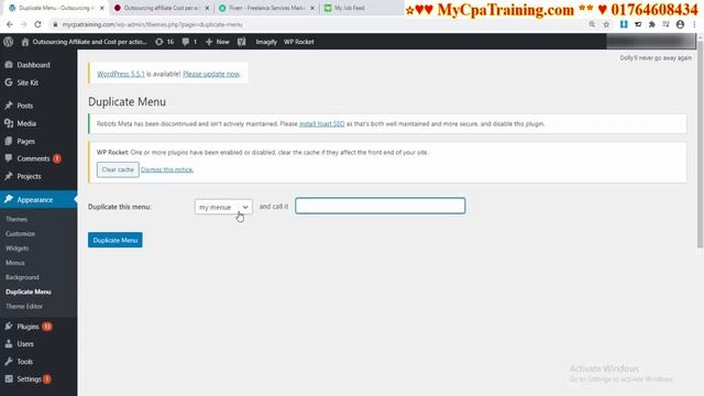 How to Copy or Duplicate Menus on WordPress | English Tutorial смотреть онлайн