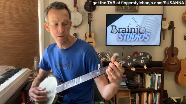 3 Finger Banjo Song & Tab: "Oh Susanna" смотреть онлайн