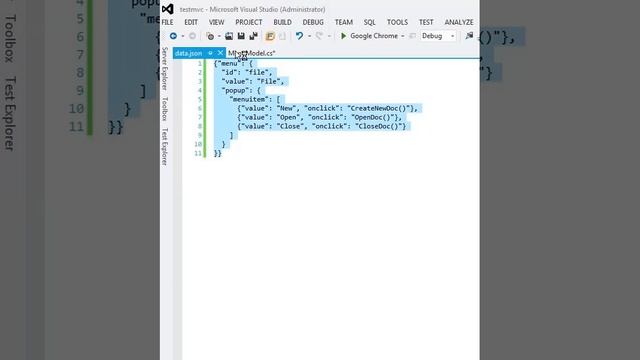 Generate classes from JSON string смотреть онлайн