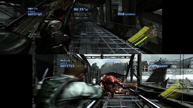 Resident Evil 6 (PC) Наёмники: Пирс и Крис смотреть онлайн