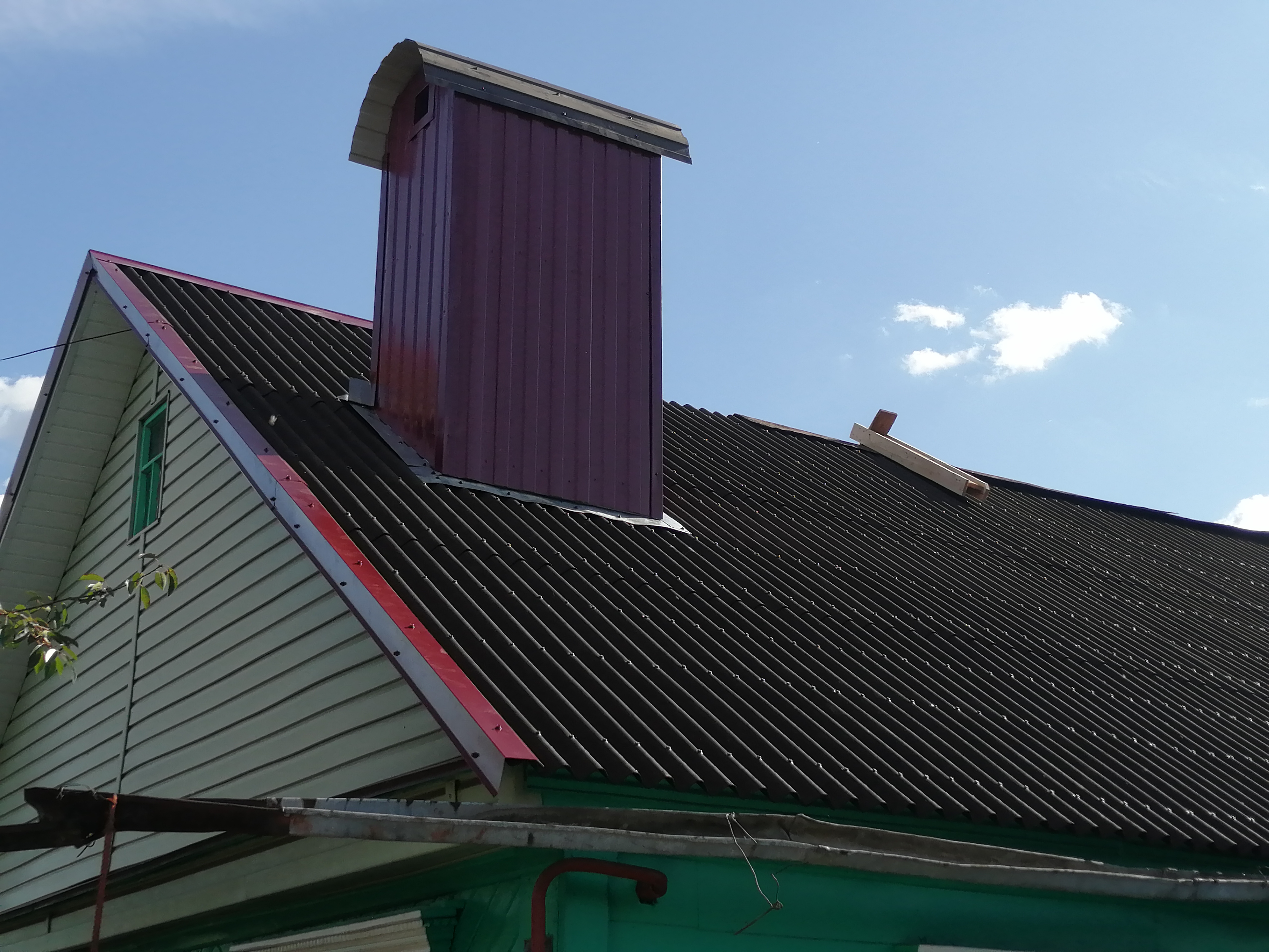 Крыша и ондулин, как совместить эти вещи, чтоб получилось красиво.