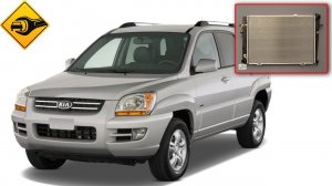 Kia Sportage замена радиатора