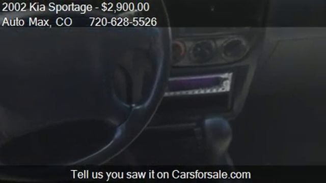 2002 Kia Sportage Base 4WD 4dr SUV for sale in Denver, CO 80 смотреть онлайн