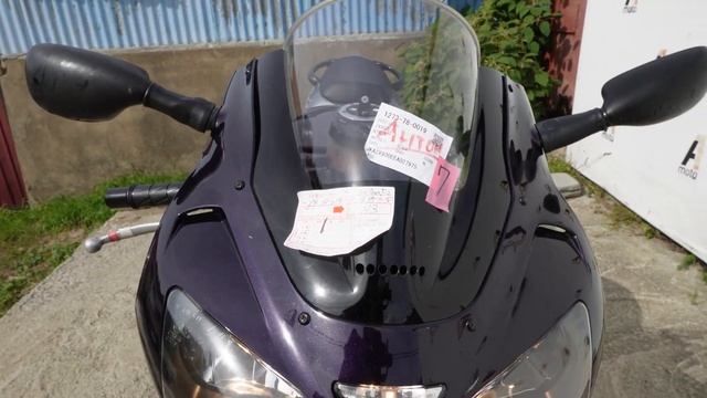 Kawasaki ZX-9R, год 2001, пробег 23к осмотр проверка Владивосток смотреть онлайн