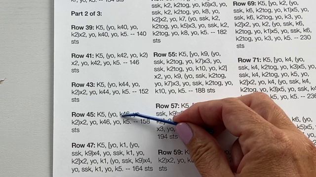 MKAL Shawl Pattern Part 2 Reading Charts and Written Instructions with Brackets and Parenthesis смотреть онлайн