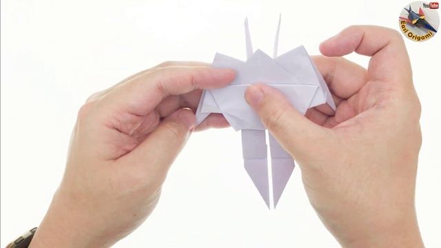 How to make a Transforming DECEPTICON SHOCKWAVE Origami Transformer смотреть онлайн