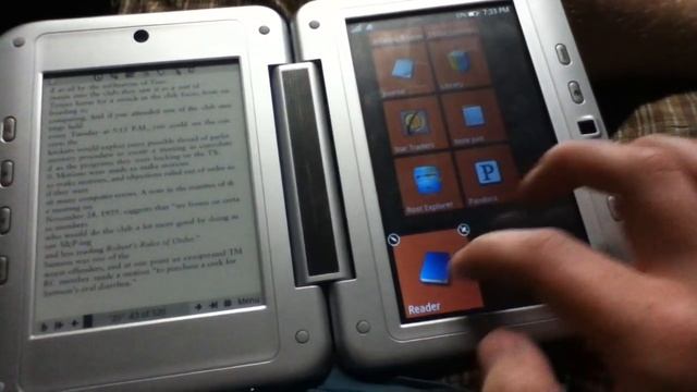 Launcher 7 on an Entourage eDGe Pocket with Android 2.2 смотреть онлайн