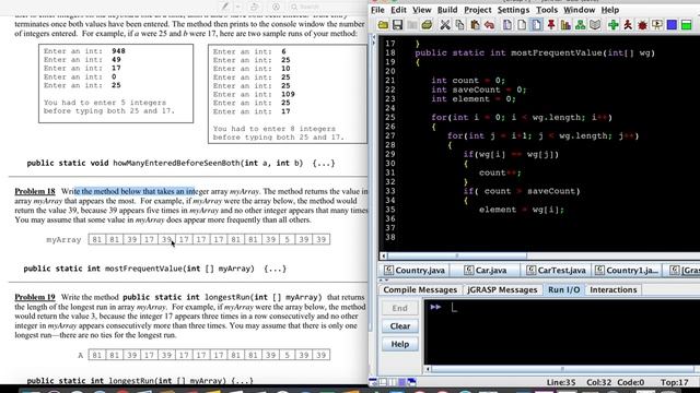 Java word problems смотреть онлайн