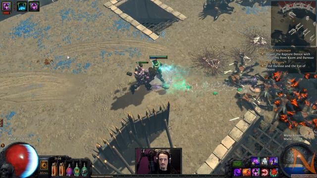 Merciless Daresso [RIP] - Ep #70 - Hardcore Chaos Shadow - Path of Exile: Talisman League (v2.1.2b) смотреть онлайн