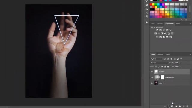 How to Make a Neon Light Effect in Adobe Photoshop cc |Man Made Effects смотреть онлайн