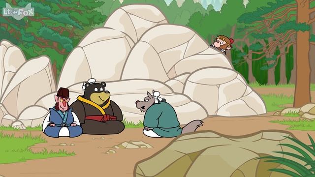 Journey to the West 20: The Black Bear Spirit (西游记 20：黑熊精) | Classics | Chinese | By Little Fox смотреть онлайн