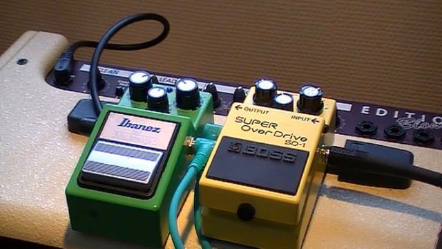 Boss SD1 Vs Ibanez TS9 Keeley Mod Plus
