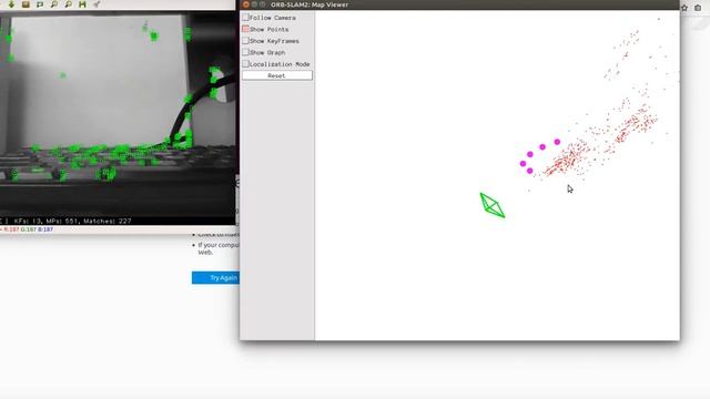 Chain-Based path planning with ORB-SLAM смотреть онлайн