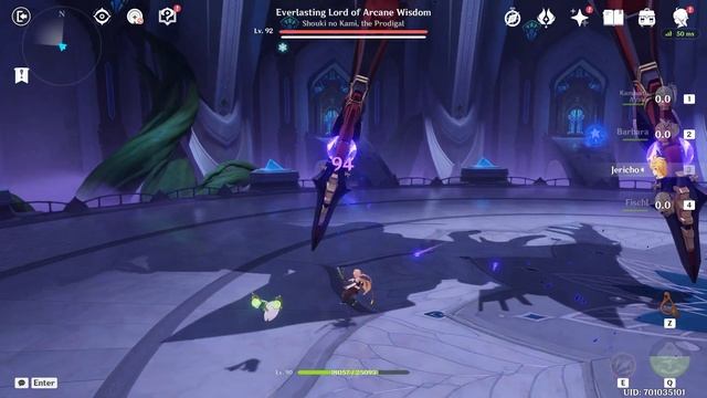 Genshin Impact: Archon Quest - Everlasting Lord Of Arcane Wisdom Boss Fight (All Languages)