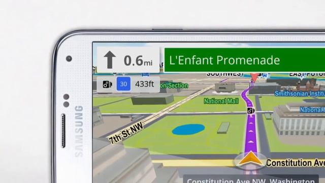 Sygic GPS Satellite Navigation Enabled Reversing Camera Monitor From Dun-Bri Group