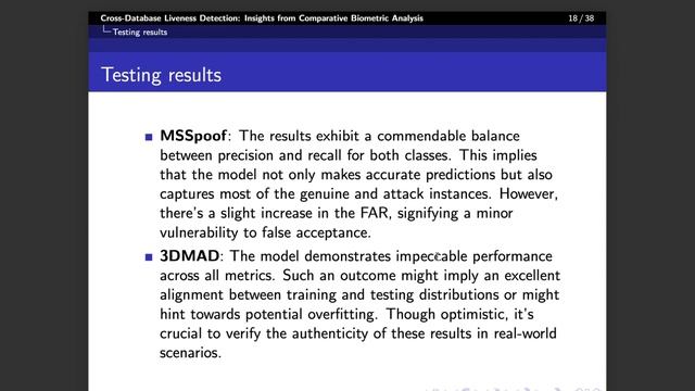 Cross-Database Liveness Detection: Insights from Comparative Biometric Analysis смотреть онлайн