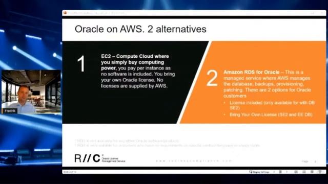 Oracle Licensing on AWS - 1 of 6 смотреть онлайн