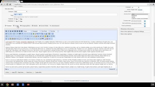 How to add a K2 Item in Joomla смотреть онлайн