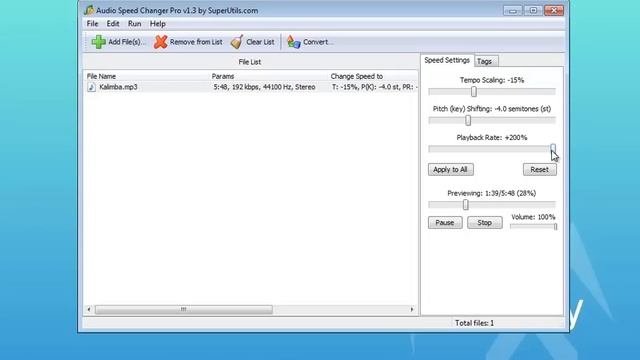 Audio Speed Changer Pro 1.3 смотреть онлайн