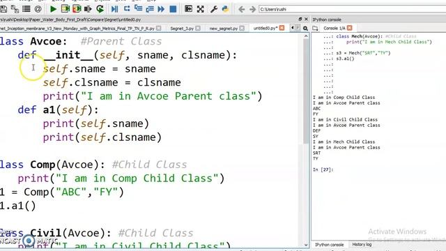 Inheritance in Python (Hierarchical and Multiple Inheritance) by Programming With Python смотреть онлайн