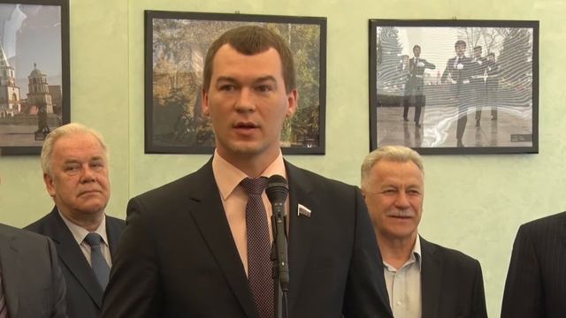 Депутат Михаил Дегтярев на выставке «Иркутск. Больше чем город» в Государственной Думе смотреть онлайн