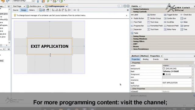 Closing / Exiting Java Application - How to close Java Program | Beginners Basics | 2020 ARBX CodeX смотреть онлайн