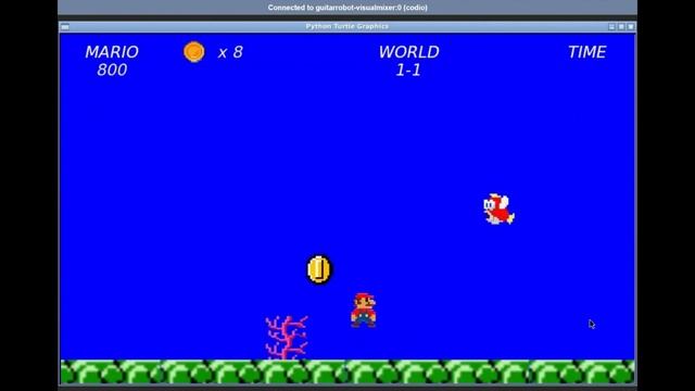Super Mario Python Turtle Graphics смотреть онлайн
