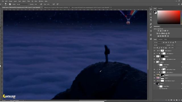 How to create Photoshop manipulation - Giraffe on the space | Photoshop tutorial смотреть онлайн