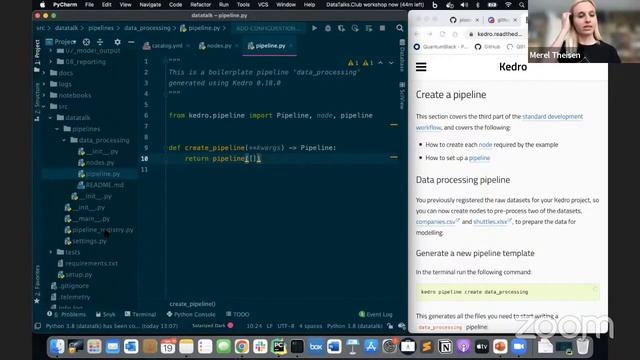Building Machine Learning Pipelines with Kedro - Merel Theisen смотреть онлайн