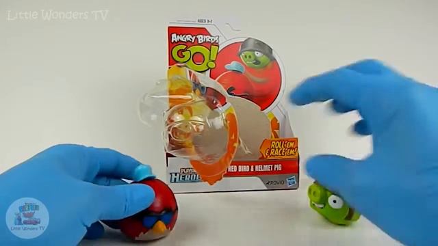 Angry Birds Go!! Angry Birds Go Toy Review ☀ Angry Bird ☀ Corporal Pig ☀ Toy Unboxing ☀ For Kids смотреть онлайн