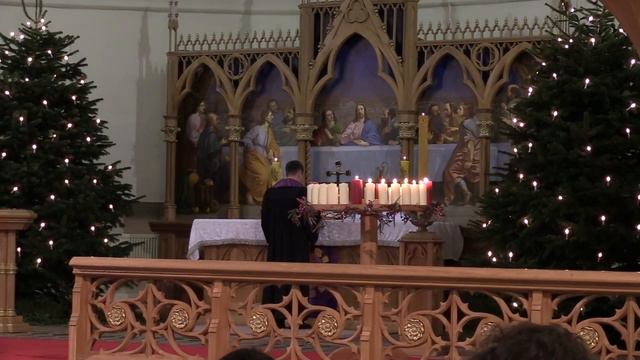 11.12. 2022г. Зажжение третьей свечи Адвента смотреть онлайн