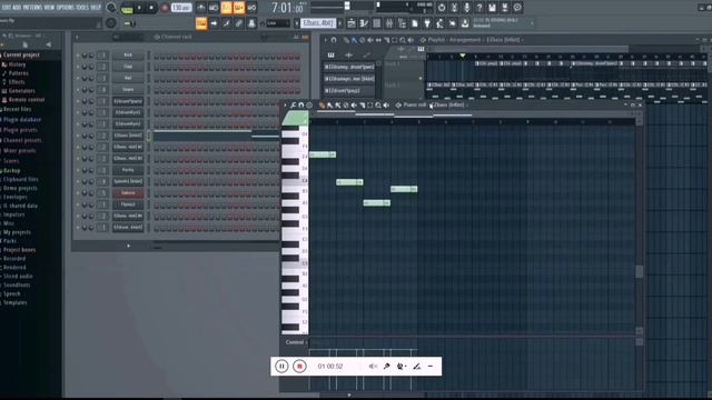 Бит в стиле Аниме-рок (FL Studio) | 7HUK смотреть онлайн