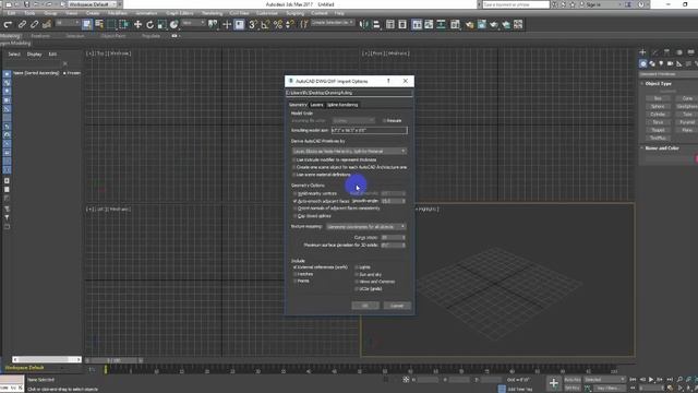How To Import Autocad File In 3ds Max смотреть онлайн