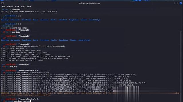 Hunt down Social Media Accounts through Sherlock! смотреть онлайн