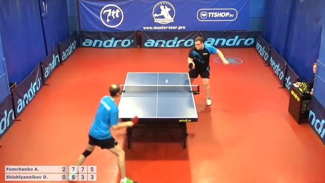 Настольный теннис матч 120519 16 Фомченко Антон Шишлянников Дмитрий за 5-6 место смотреть онлайн