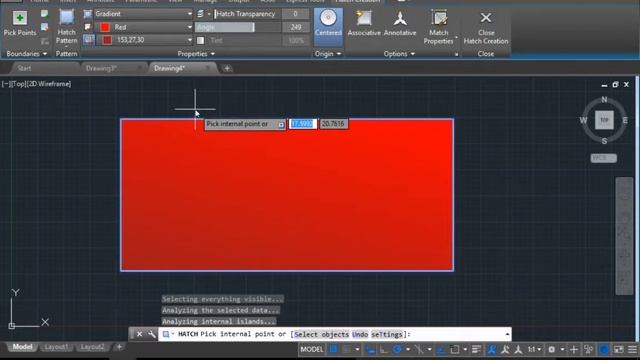 Quick Brick Wall AutoCAD (Hatch Command) смотреть онлайн