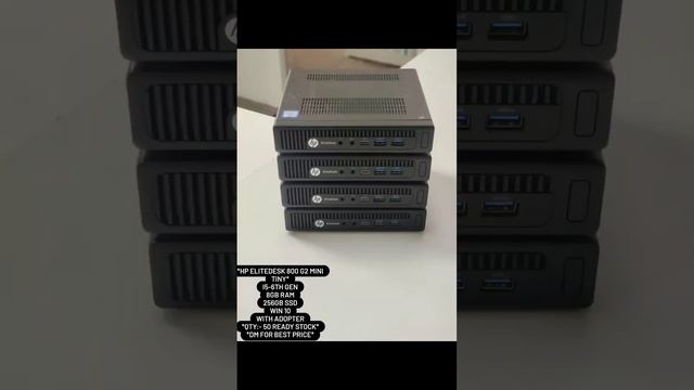 *HP ELITEDESK 800 G2 MINI TINY*I5-6TH GEN8GB RAM256GB SSDWIN 10WITH ADOPTER*QTY**DM FOR BEST PRICE*