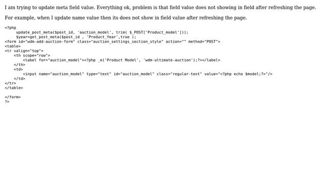 Wordpress: Update meta field value after смотреть онлайн