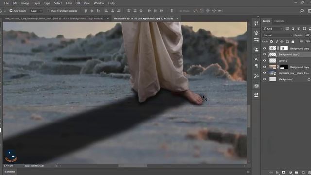 how to composite in photoshop | advanced photoshop compositing tutorial смотреть онлайн