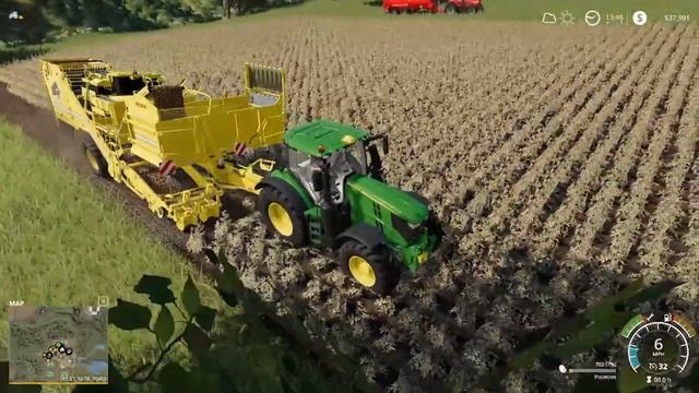 TUTORIAL - How to Plant and Harvest POTATOES - Farming Simulator 19 - FS19 POTATO Tutorial смотреть онлайн
