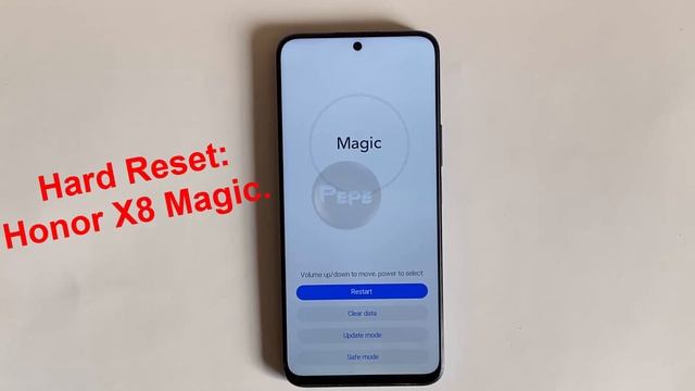 Hard Reset Honor X8 Magic. | Configuración De Fábrica A Honor X8 Magic.