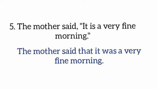 Direct and Indirect Speech. Assertive Sentences Practice exercise. Solved exercise. смотреть онлайн