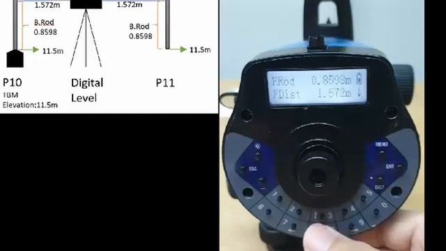 Spectra Precision Digital Level DL-15 Part 2 Leveling Measurement смотреть онлайн
