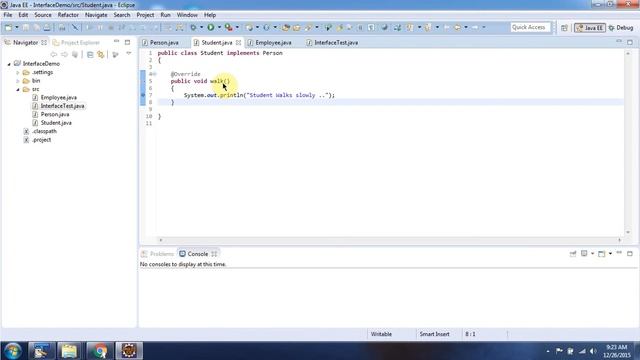 The default method in Java Interface | Java Tutorial смотреть онлайн