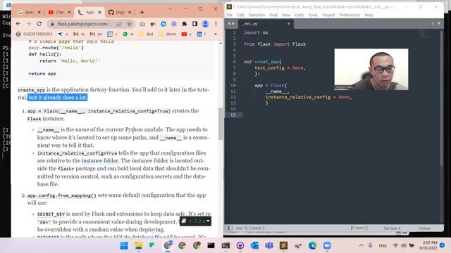 Apache Flask Tutorial - Flaskr Mini Project - Part 1 смотреть онлайн