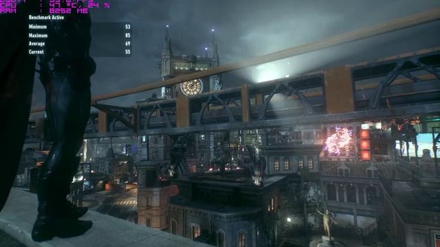 Batman Arkham Knight Benchmark GTX 670 i7 2600k смотреть онлайн