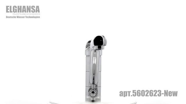 Смеситель для кухни под фильтр однорычажный ELGHANSA арт.5602623-New хром смотреть онлайн