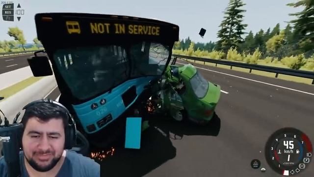 ARABALARI KAFA KAFAYA ÇARPMA TESTİ // MODLU BÜTÜN ARABALAR PERT // BeamNG.drive CRASH TEST смотреть онлайн