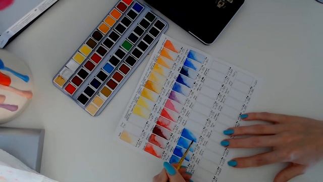 Watercolors: Schmincke "Horadam". Акварельные краски: Schmincke "Horadam" 48 смотреть онлайн