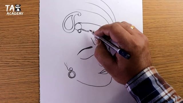 Lord Krishna face pencildrawing/god baal Krishna drawing@TaposhiartsAcademy смотреть онлайн